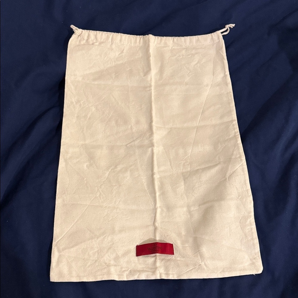 Large Valentino dust bag with Red Logo Tab